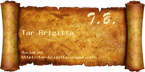 Tar Brigitta névjegykártya